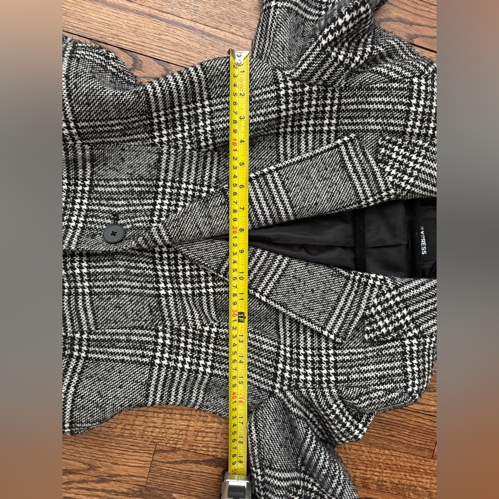 Express Long Houndstooth Jacket - image 7